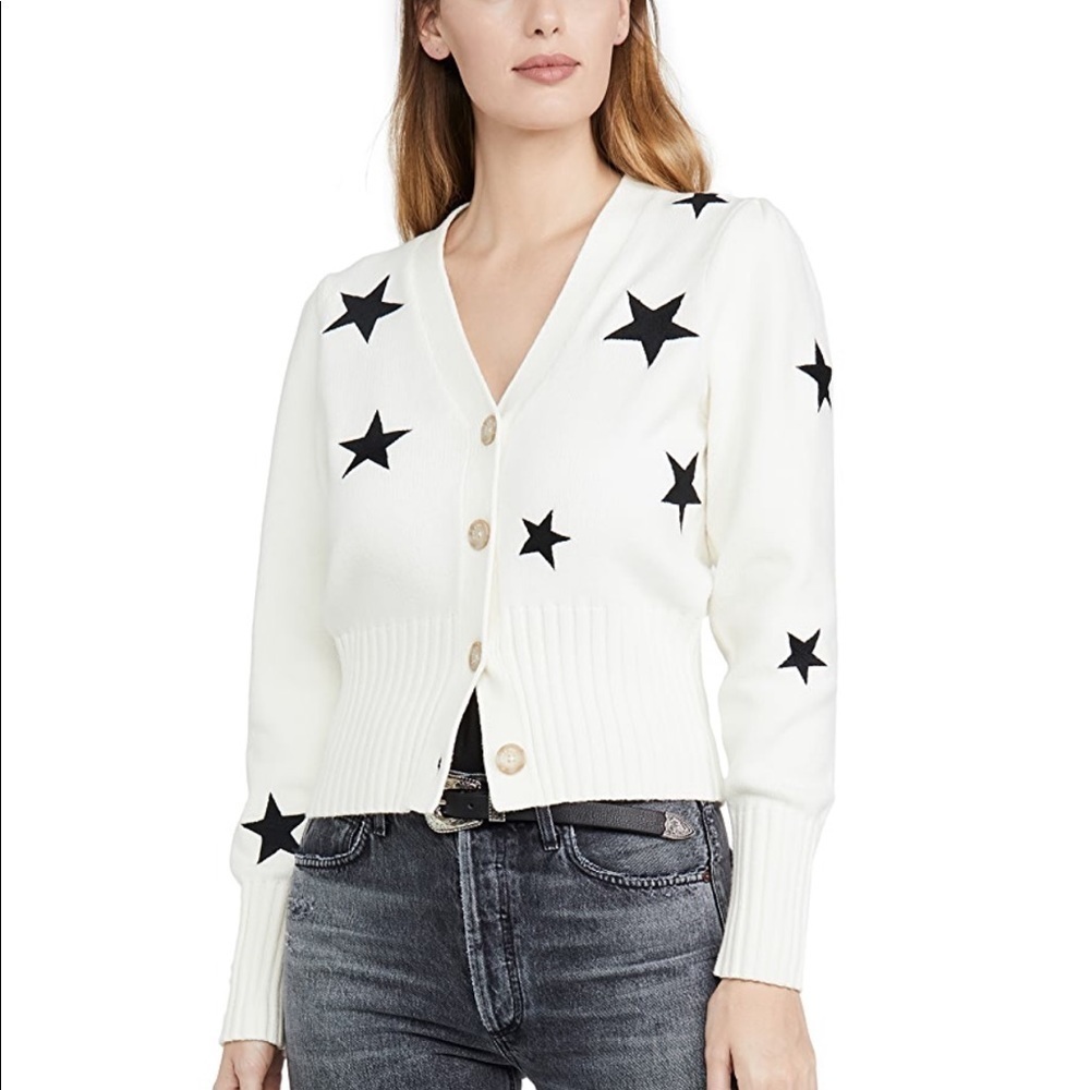 Cinq Sept Morgan Cardigan Star Sweater Xs